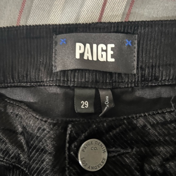 Like new PAIGE high waist corduroy flare pants - Picture 3 of 4